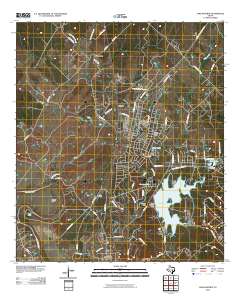 2010 Map of Lake Bastrop, 2010 Print