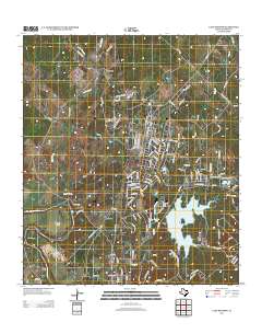 2013 Map of Lake Bastrop, 2013 Print