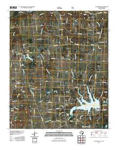 2010 Map of Lake Bonham, 2010 Print