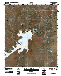 2010 Map of Lake Diversion, 2010 Print