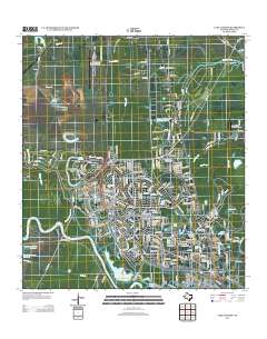2013 Map of Lake Jackson, 2013 Print