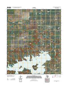 2012 Map of Lake Kickapoo, 2012 Print