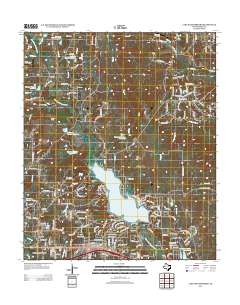 2012 Map of Lake Weatherford, 2012 Print