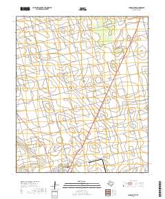 2019 Map of Lamesa North, 2019 Print