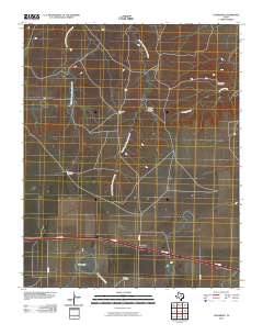 2010 Map of Landergin, 2010 Print