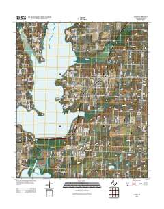 2013 Map of Lavon, 2013 Print