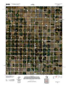 2010 Map of Lazbuddie SE, 2010 Print