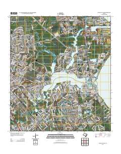 2013 Map of League City, 2013 Print