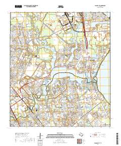 2019 Map of League City, 2019 Print