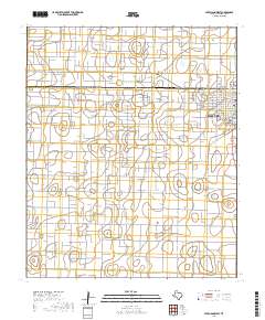 2019 Map of Levelland West, 2019 Print
