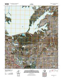 2010 Map of Lewisville East, 2010 Print