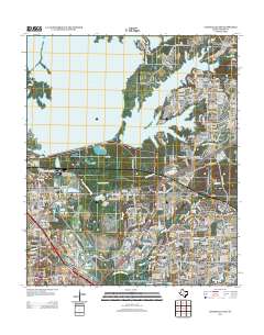 2013 Map of Lewisville East, 2013 Print