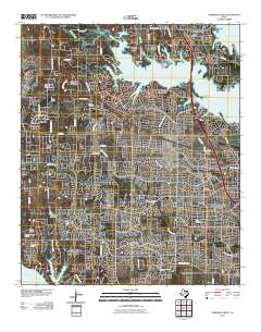 2010 Map of Lewisville West, 2010 Print