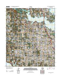 2013 Map of Lewisville West, 2013 Print