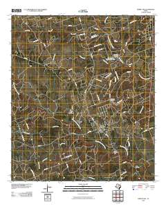 2010 Map of Liberty Hill, 2010 Print