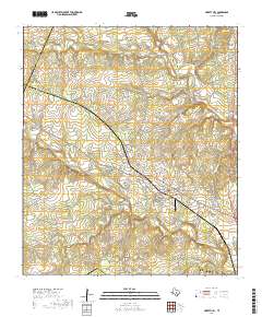 2019 Map of Liberty Hill, 2019 Print