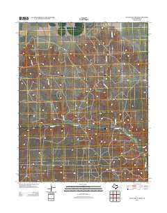 2012 Map of Little Blue Creek, 2012 Print