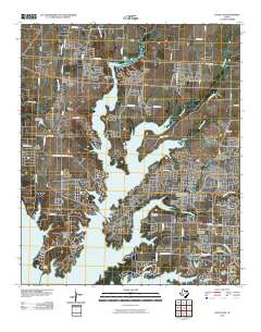 2010 Map of Little Elm, 2010 Print
