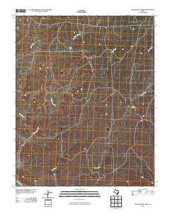 2010 Map of Little Indian Creek, 2010 Print