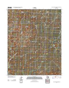 2012 Map of Little Indian Creek, 2012 Print