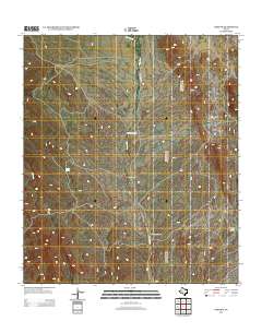 2012 Map of Lobo SW, 2012 Print