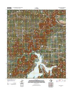 2012 Map of Lone Camp, 2012 Print