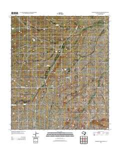 2012 Map of Loneman Mountain, 2012 Print