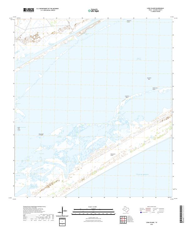 2022 Map of Long Island, 2022 Print