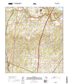 2019 Map of Losoya, 2019 Print