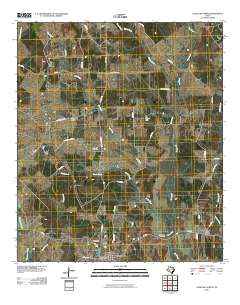 2010 Map of Lovelady North, 2010 Print