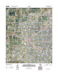2012 Map of Lubbock West, 2012 Print