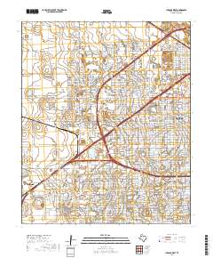 2019 Map of Lubbock West, 2019 Print