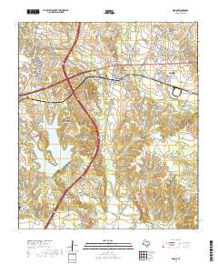 2019 Map of Manor, 2019 Print