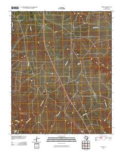 2010 Map of Marsh, 2010 Print