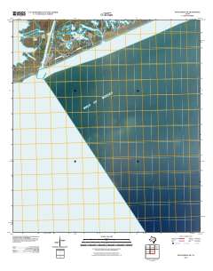 2010 Map of Matagorda SW, 2010 Print