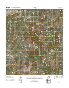 2012 Map of McDade, 2012 Print