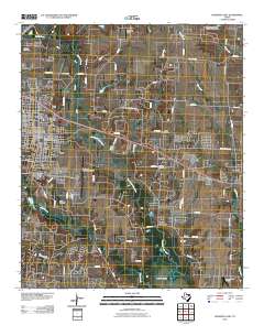 2010 Map of McKinney East, 2010 Print