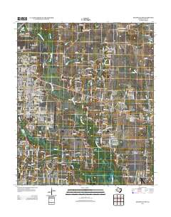 2013 Map of McKinney East, 2013 Print