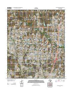 2013 Map of McKinney West, 2013 Print