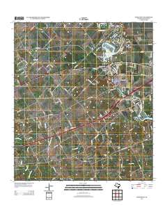 2013 Map of McQueeney, 2013 Print