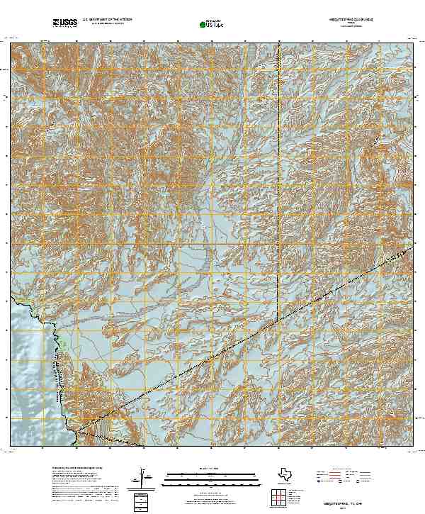 2019 Map of Mesquite Spring, 2019 Print