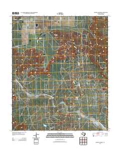 2012 Map of Middle Creek, 2012 Print