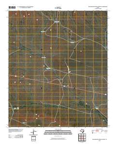2010 Map of Molesworth Mesa North, 2010 Print