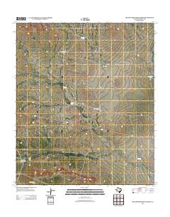 2012 Map of Molesworth Mesa North, 2012 Print