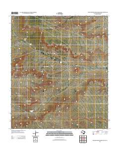 2012 Map of Molesworth Mesa South, 2012 Print