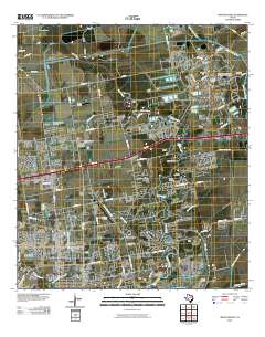 2010 Map of Mont Belvieu, 2010 Print