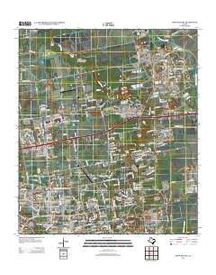 2013 Map of Mont Belvieu, 2013 Print
