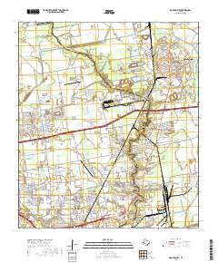 2019 Map of Mont Belvieu, 2019 Print