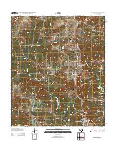2012 Map of Mount Selman, 2012 Print