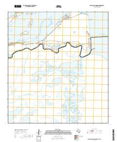 2019 Map of Mouth of Rio Grande, 2019 Print